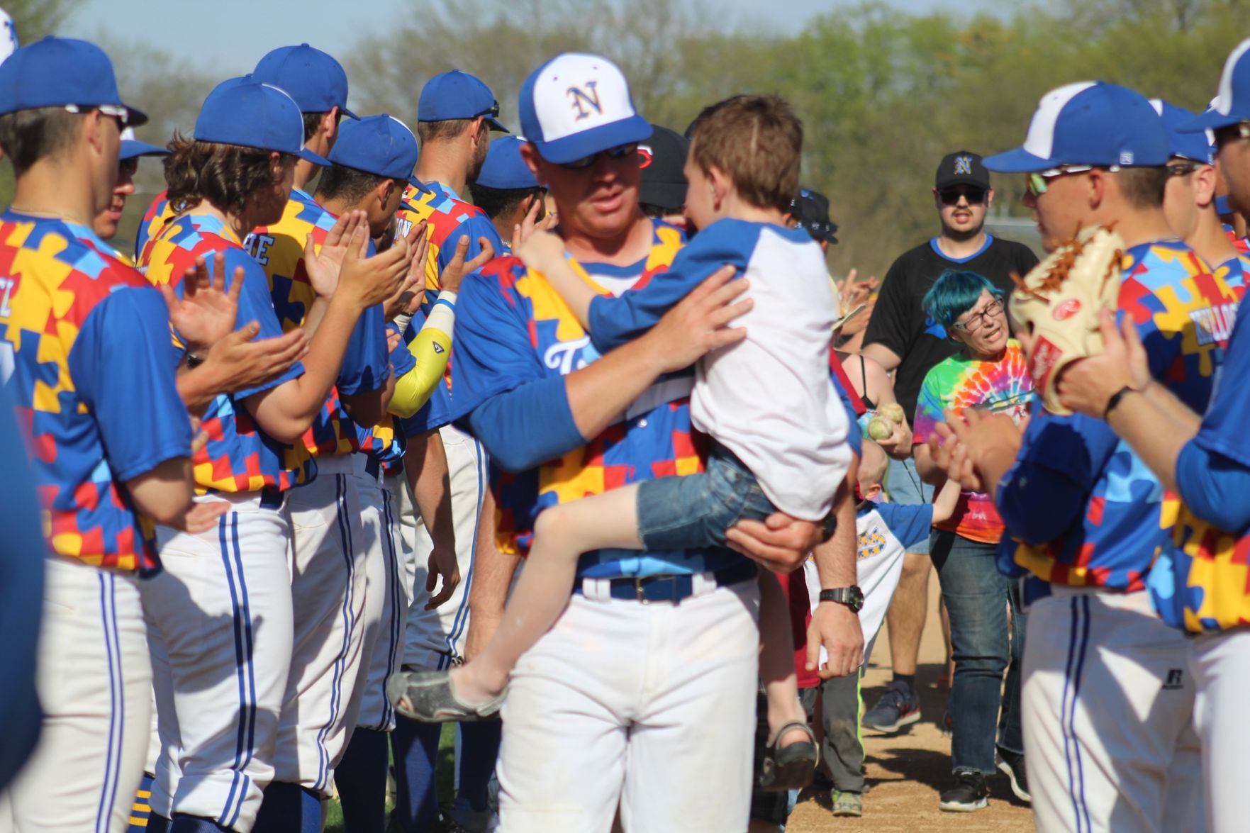 Travis Hergert and son